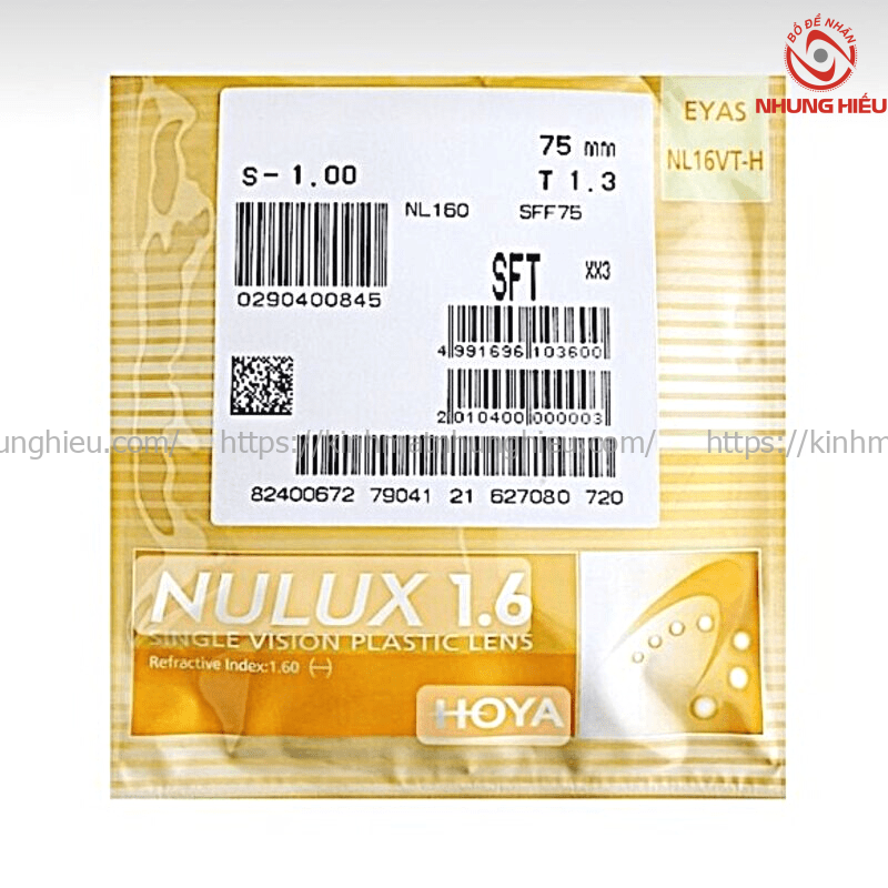 Hoya Nulux 1.60 SFT